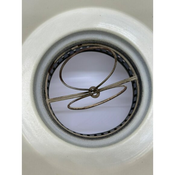 VTG Federal Tole-Painted Metal Lamp Shade 11"x5" MCM Metal Shade - Picture 7 of 10